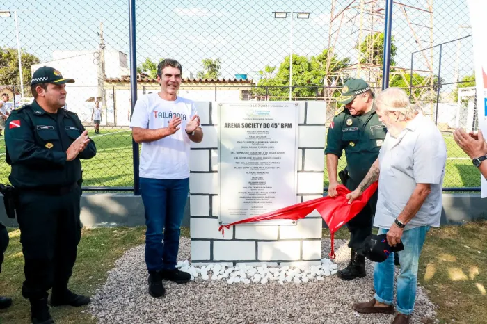 Estado entrega novos equipamentos e a reconstrução do 45ª Batalhão da Polícia Militar, em Tailândia