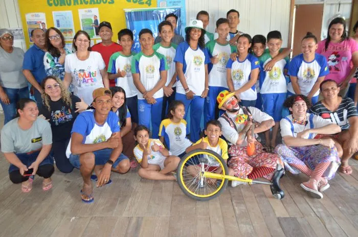Educação leva cultura, diversão e arte para as escolas da zona rural de Rio Branco