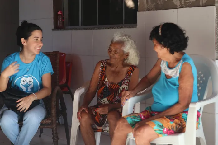 - Projeto têm o objetivo de proporcionar atenção integral, humanizada e afetiva aos idosos (Foto: Divulgação)
