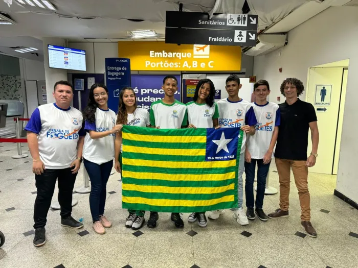 Estudantes da rede estadual do Piauí viajam ao Rio de Janeiro para Jornada de Foguetes