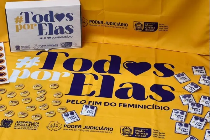 ALEMS, TJMS e Governo do Estado lançam Campanha TodosPorElas contra o Feminicídio