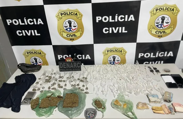- Droga apreendida pela Polícia Civil do Maranhão em Parnarama (Foto: Divulgação)