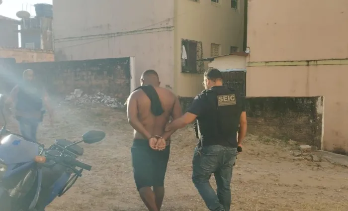 - Mandado de prisão foi cumprido no bairro do Bequimão, onde o indivíduo residia (Foto: Divulgação)