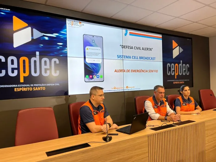 Defesa Civil do Espírito Santo participa de testes para implantação do sistema Defesa Civil Alerta
