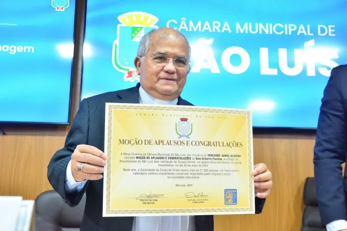 Câmara Municipal realiza sessão solene em homenagem a Dom Gilberto Pestana