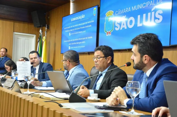 Vereadores ouvem dois secretários municipais na manhã desta quarta-feira, 14