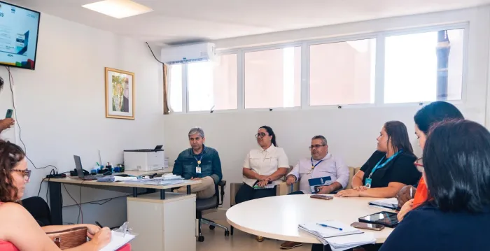 - Visita de representantes da Secretaria de Estado da Saúde do Mato Grosso (Fotos: Israel Pontes)