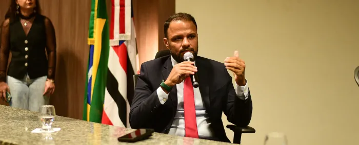 - Secretário Adjunto de Transparência, Steferson Lima, fala sobre integração dos sistemas de Ouvidoria à rede Gov.br (Foto: Gilson Teixeira)