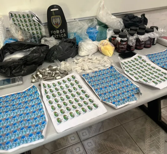 Força Tática da 13ª Companhia Independente realiza apreensão de drogas em Ulisses Guimarães