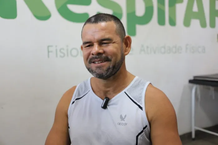Após acidente de trabalho, integrante do RespirAR volta a caminhar com atendimento especializado