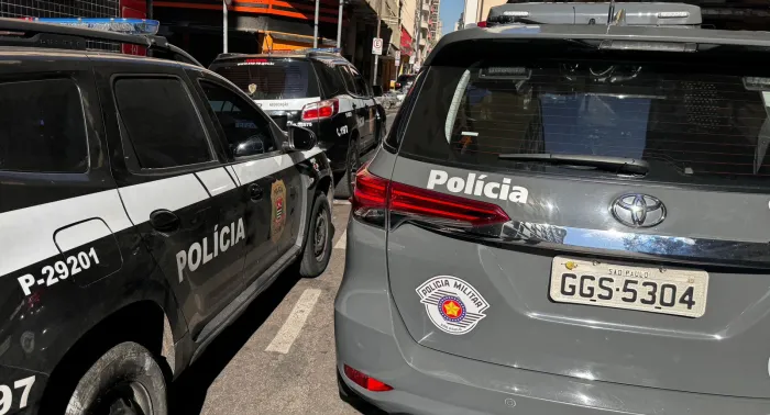 Polícia na região central de SP