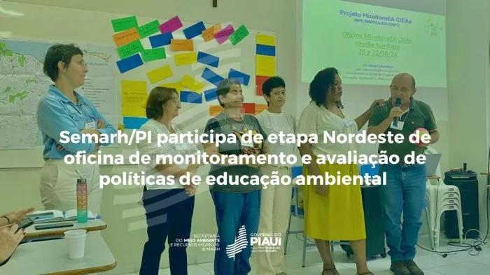 Semarh participa da oficina de monitoramento e avaliação de políticas de educação ambiental em Aracaju