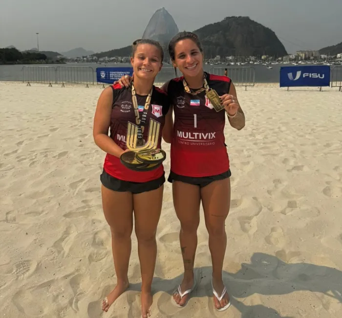 Capixabas se sagram campeãs brasileiras universitárias no beach soccer e no futevôlei