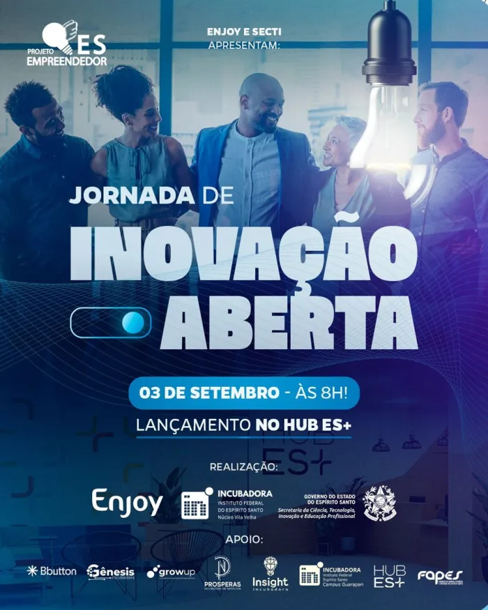 Governo do Estado anuncia Jornada de Inovação Aberta para empresários e empreendedores