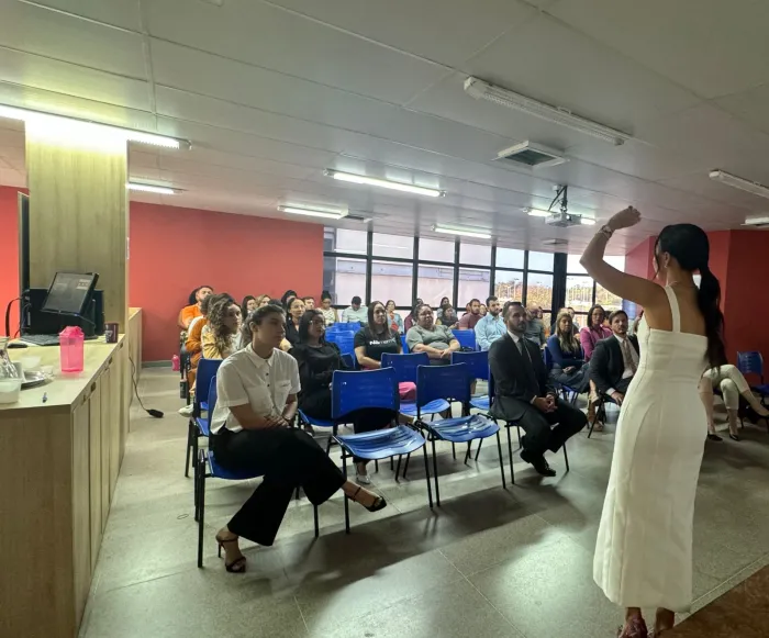 - STC promove palestra sobre assédio e discriminação no ambiente de trabalho (Foto: Kallebe Braga)