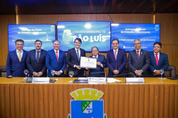 Dr. Rafael Campos é o mais novo cidadão de São Luís