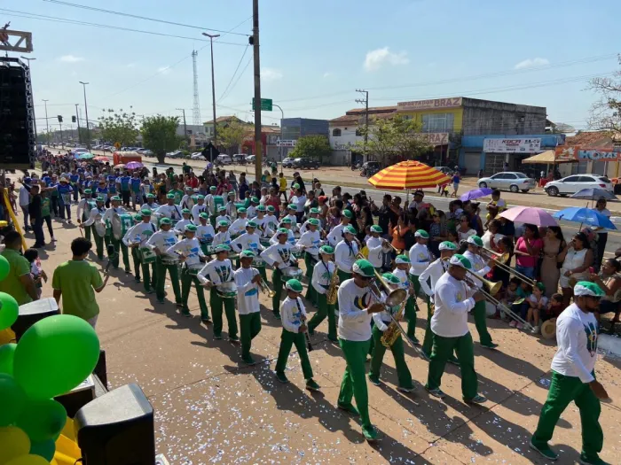 Semed: Desfile cívico-militar em celebração à Semana da Pátria no núcleo Morada Nova