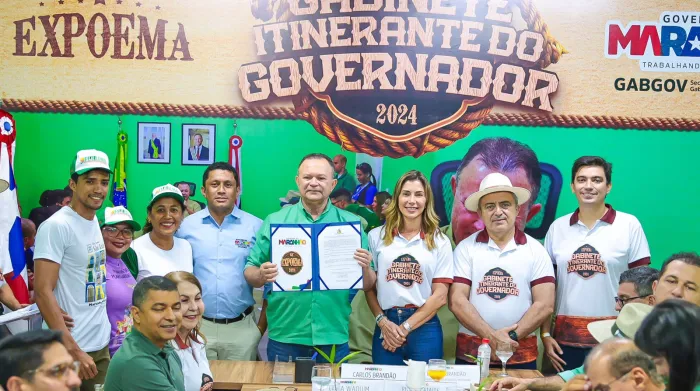 - Gabinete Itinerante realiza atos administrativos durante a Expoema 2024 (Foto: Gilson Teixeira)