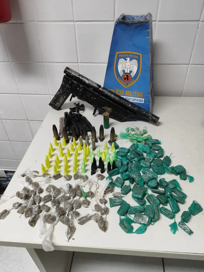 Força Tática do 6º BPM detém suspeito e apreende armas de fogo