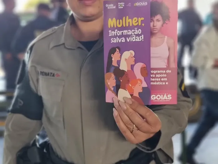 Operação Shamar em Goiás realiza mais de 2 mil atendimentos a vítimas de violência doméstica e alcança cerca de 560 mil pessoas com diversas atividades (Foto: SSP-GO)