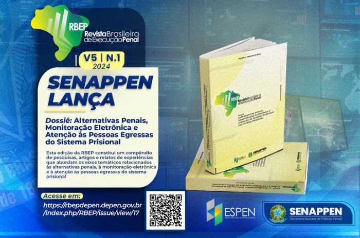 SENAPPEN lança dossiê Alternativas Penais, Monitoração Eletrônica e Atenção às Pessoas Egressas do Sistema Prisional