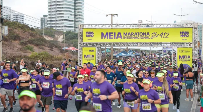 São Luís 412 anos: Meia Maratona Internacional SLZ reúne mais de 4 mil pessoas na Litorânea