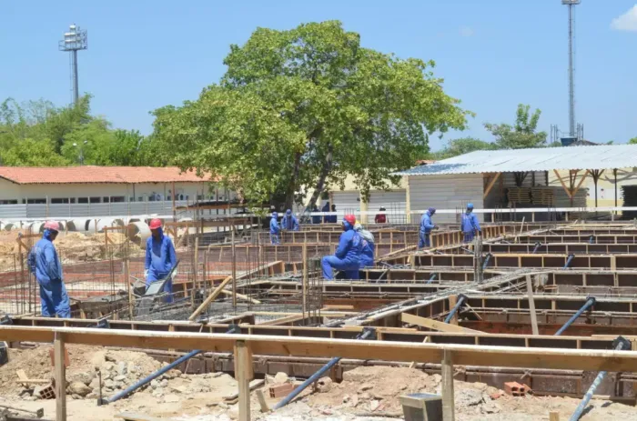 Obras no Campus Torquato Neto avançam com transformação estrutural