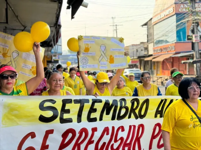 Setembro Amarelo: Seas realiza caminhada durante a campanha sobre a prevenção ao suicídio
