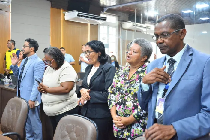 Câmara recebe visita da imagem peregrina de Nossa Senhora de Nazaré