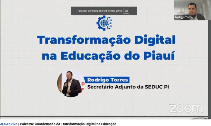 Seduc participa de evento sobre Transformação Digital na Educação promovido pelo MEC 