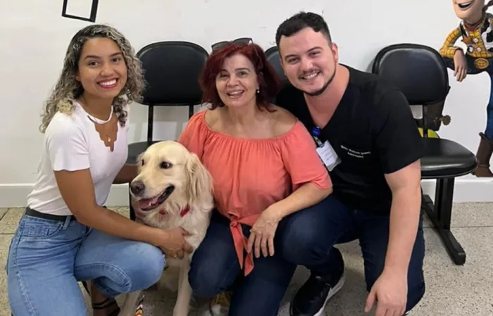 Projeto ‘Cão Terapia’ leva benefícios à saúde dos pacientes no Himaba