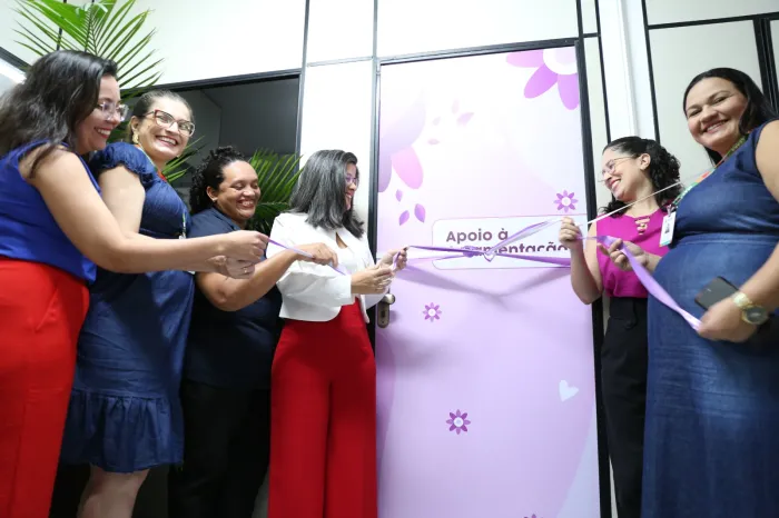 Seduc inaugura Sala de Apoio à Amamentação para atendimento às mães