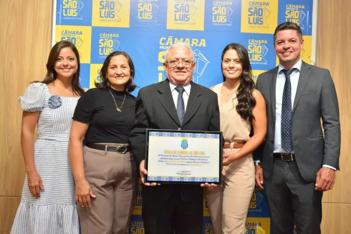 Câmara de São Luís concede Título de Cidadão Ludovicense a Domerval Moreno Filho