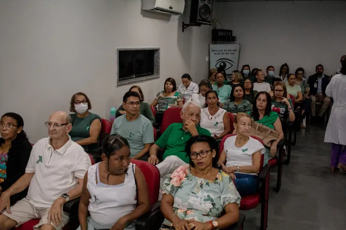 - Ação da Campanha Setembro Verde no Hospital Universitário da Ufma (Foto:Joyce Andrade)
