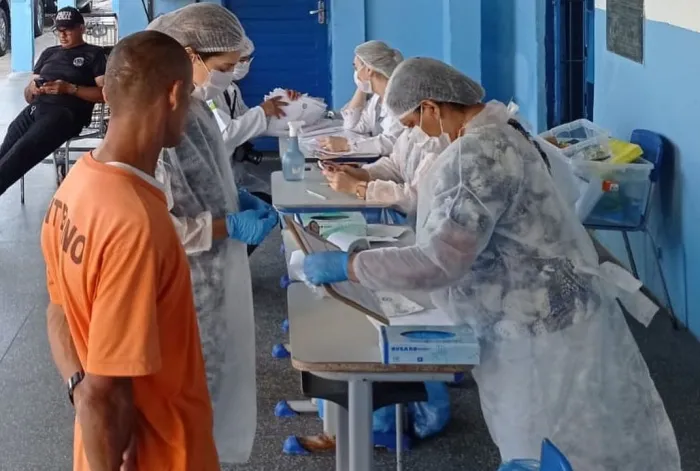 Polícia Civil realiza mutirão de coleta de DNA de presos na Penitenciária Mista de Parnaíba