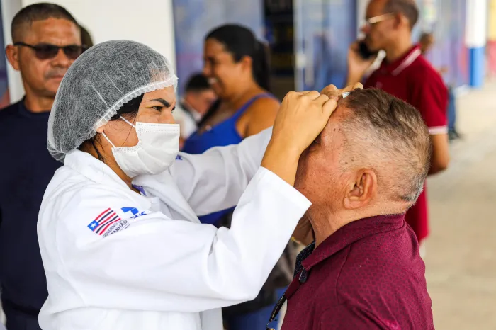- Saúde intensifica ações dos programas Cuidar dos Olhos e a Fila Anda (Foto: Wellington Silva)