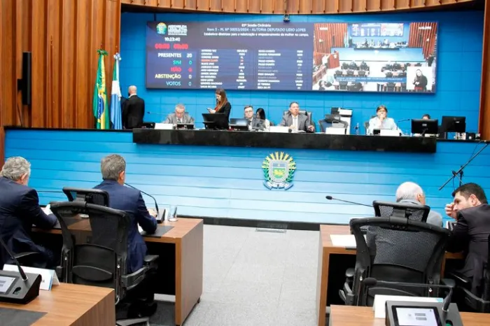 Projetos serão analisados e votados durante sessão realizada no Plenário Deputado Júlio Maia, na ALEMS