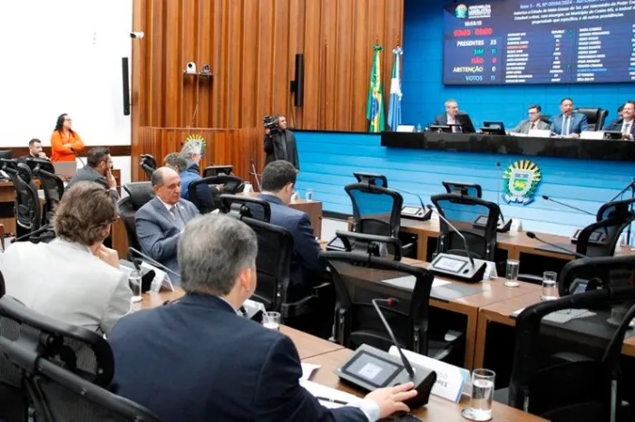 Plenário do Palácio Guaicurus, onde são aprovados e votados os projetos pautadas na Ordem do Dia
