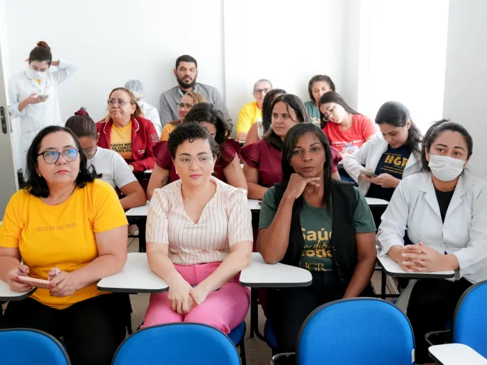 - Blitz educativa do Setembro Amarelo no Hospital Dr. Genésio Rêgo (Foto: Francildo Falcão)