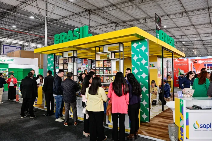 Castanha, grãos, biscoitos, palmito, farinha, café e ração animal estão entre os destaques do Acre na Expoalimentaria em Lima