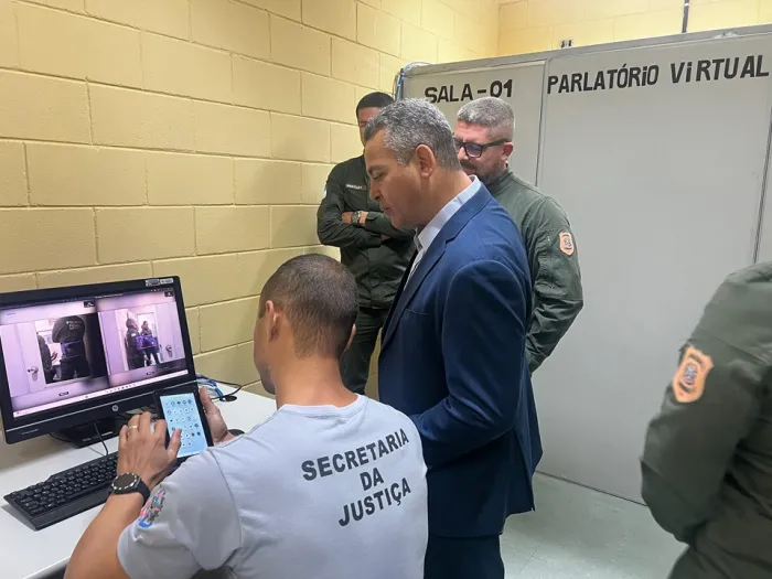 Sejus inaugura Parlatório Virtual no Centro de Detenção Provisória de Guarapari (CDPG)