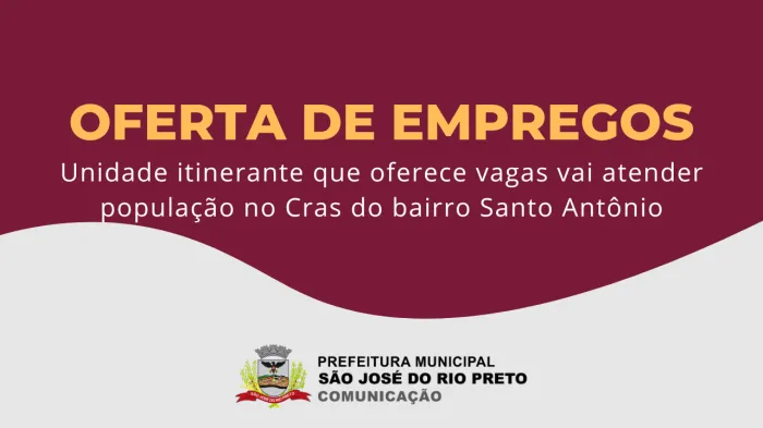Feira de Empregos foca em área de transporte no próximo sábado