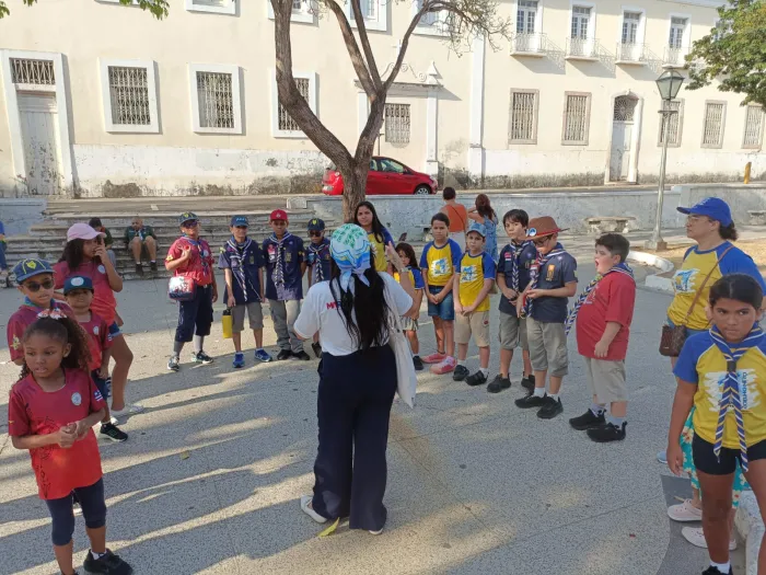 - Escoteiros exploram o Centro Histórico de São Luís com a Setur-MA (Foto: Divulgação)