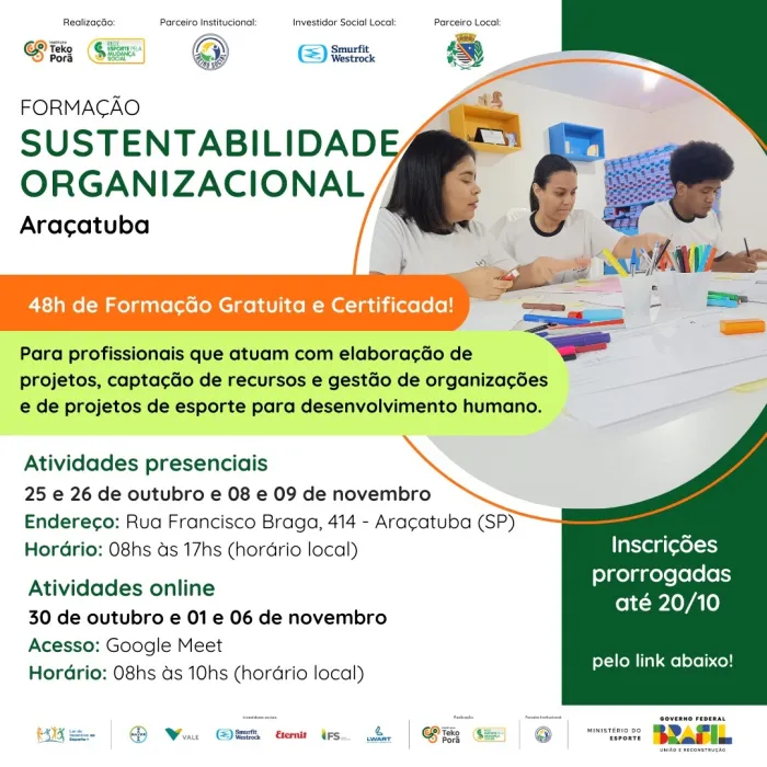 Araçatuba receberá projeto Rede Esporte Treino Social