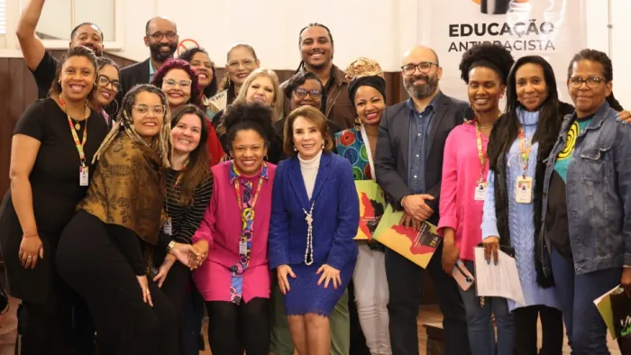 Participantes do evento de lançamento dos materiais ressaltaram importância da medida -Foto: Gustavo Peres/Ascom Seduc