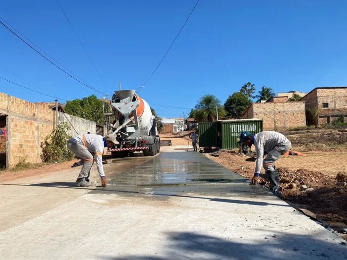 Obras: Sevop realiza mais pavimentação no Bairro Araguaia