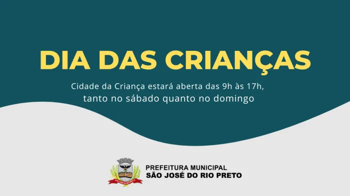 Cidade da Criança terá programação especial neste fim de semana