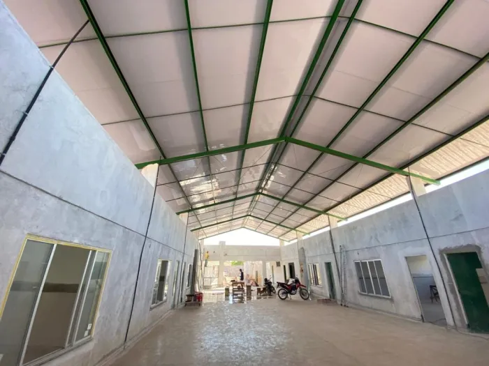 Obras: Construção da NEI Eunice Vieira está em ritmo acelerado no bairro Bom Planalto