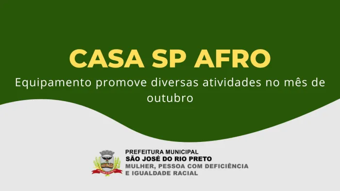 Casa SP Afro sedia ações culturais em outubro