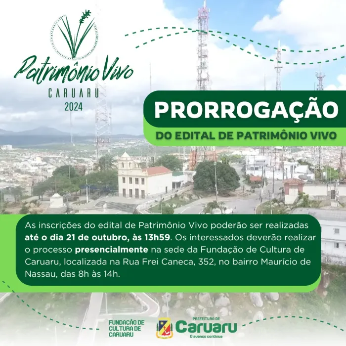 Foto: Reprodução/Prefeitura de Caruaru - PE